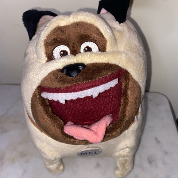 NWT The Secret Life Of Pets Mel Pug Dog Plush Toy Stuffed Animal - Picture 1 of 9